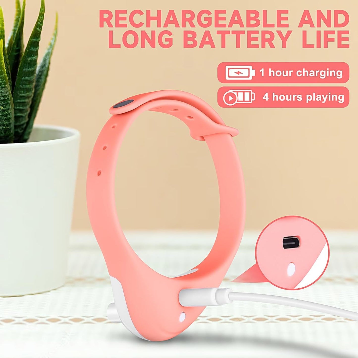 Wearable Automatic Cat Toys With LED Lights Electric Smart Amusing Collar For Kitten Interactive Cat Toys For Indoor Cats Pet Exercise Toys USB Rechargeable Auto On Off