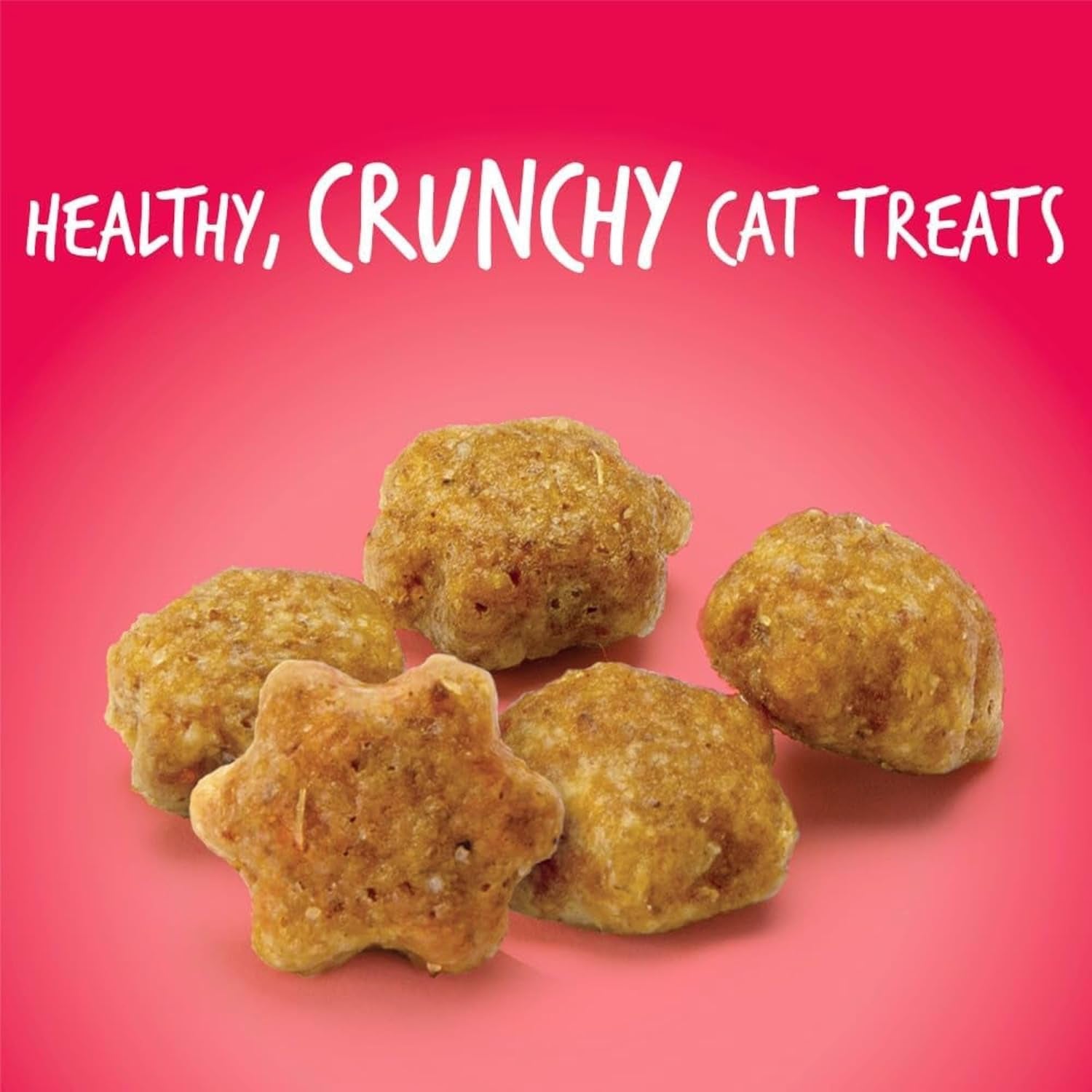 Cat Treats, Healthy Treats for Cats, Low Calorie and Packed with Protein, Crunchy Biscuits, Free of Wheat, Corn and Soy, Made with Real Salmon and Cranberry, 2.5Oz